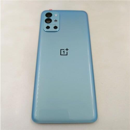 For Oneplus 9R LE2101 1+9R Glass Battery Cover Rear Panel Back Door Housing Case Replacement Parts With Camera Lens