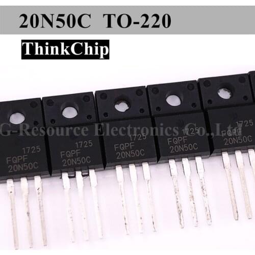 10 pcs) FQPF20N50C TO-220 MOS-FET N channel 20N50 TO220 IRF20N50