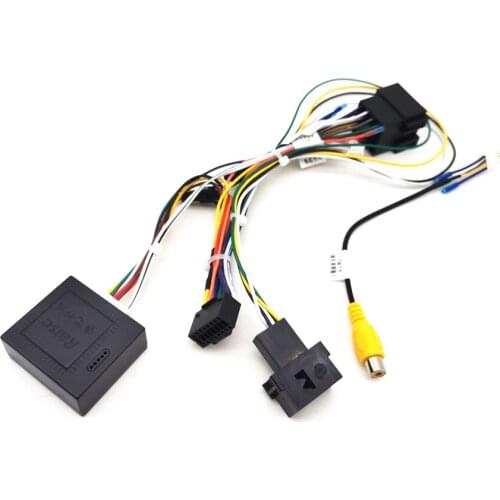16 pin Car Android Stereo Wiring Harness for Citroen C-QUATR/C-4 Low Trim Level (10~18) Low Trim With CANBUS Box