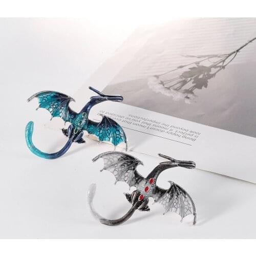 2 Colors TV-Play Dragon Brooches Newest Quality Enamel Brooch Pins 2021 Jewelry Accessories