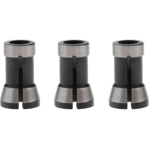 3xRouter Bit Collet Set Molding Machine Tool Connection Rod 6mm-8mm Trim Kit
