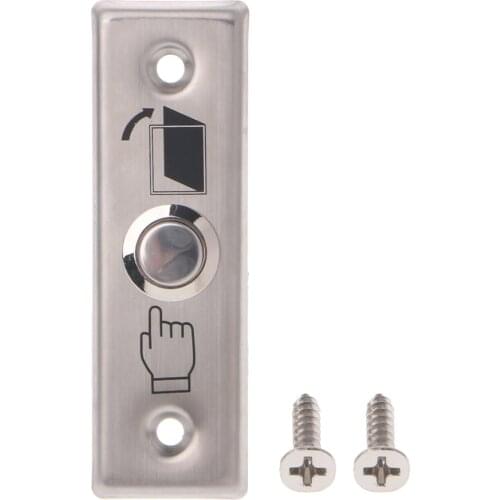 92x28mm Stainless Steel Doorbell Push Button Switch Touch Panel