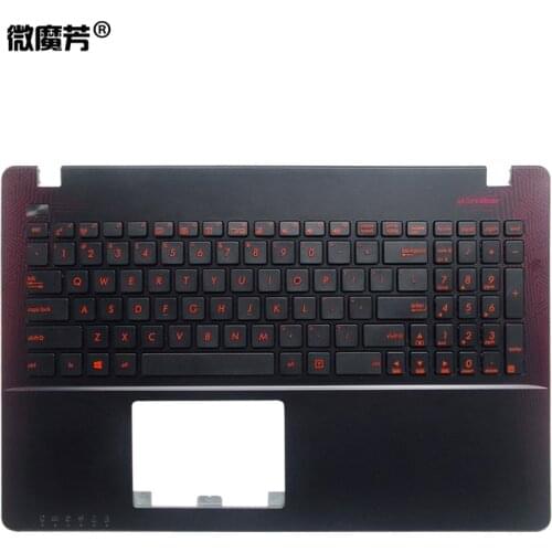 95% newUS keyboard for Asus K550 A550 Y581 X550V X552C X550 X550C X550L F501A F501U Y582 S550 D552C x550KD Palmrest Upper cover