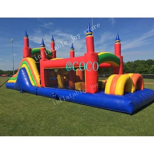 Free ship to port, 2019 Newest jumping castle,inflatable obstacle course bouncy slide