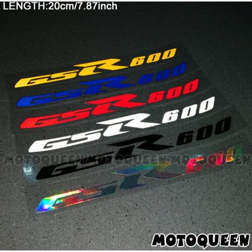 For SUZUKI GSR600 GSR 600 750 Motorcycle Wheels Fairing Helmet Side Tank Pad Decoration Logo Label Reflective Stickers Decals