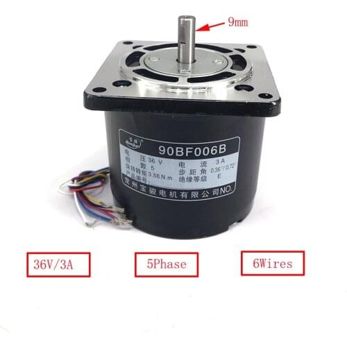 5 Phase Wire Cut Stepper Motor 90BF006B 36V 3A for CNC Wire Cut Machine