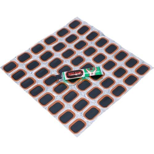 Repair Tools Kits 48 Pcs+1 Glue High Quality Round Bicycle Bike Tire Tyre Rubber Patch Piece Cycling Puncture