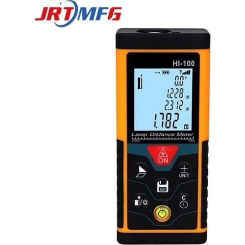 JRTMFG Laser Rangefinder 40~80m Multifunction Digital Measuring Instrument Horizontal Bubble High Precision Laser Distance Meter