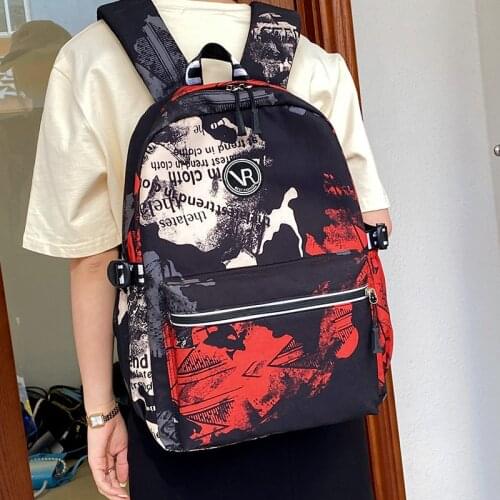 Patchwork Designer Backpack for Women 2021 New Oxford School Bag casual back pack Female Large Capacity Travel Backpacks Mochila