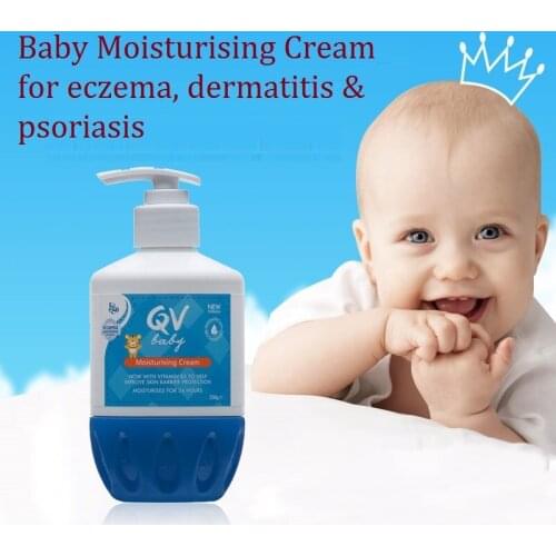QV Baby lotion Skin Care Moisturizing Bath Cream Hand Foot Lotions Long Lasting Relieve Dry Areas Eczema Dermatitis Psoriasis