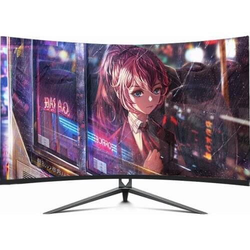 32 Inch Black 144hz 1080p Red Curved Gaming Computer Monitor,Monitor Gamer