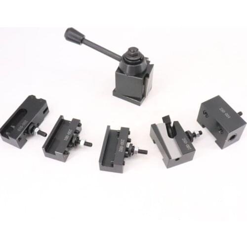 Lathe Quick Change Tool Post Holder Kit Test 250-000 6Pcs/Set Wedge GIB Cuniform Type 250-001-002-004-007-010
