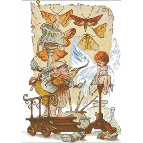 Artist patterns Counted Cross Stitch 11CT 14CT 18CT DIY Chinese Cross Stitch Kits Embroidery Needlework Sets