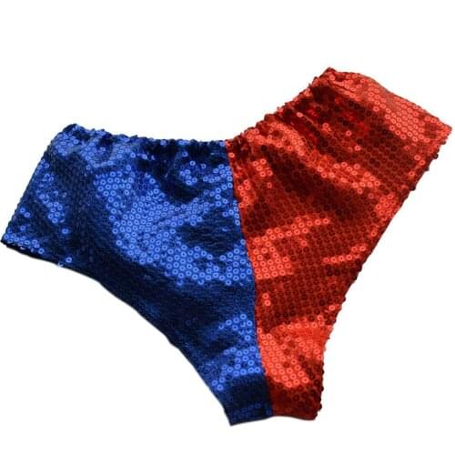 Sequins Underwear Shorts Lined Pants for Girls Halloween Cosplay Costume Hot Sale 5 Sizes