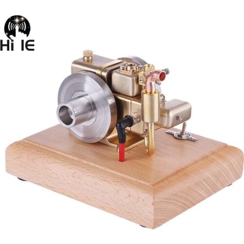 Single Cylinder Gasoline Fuel Oil Internal Combustion Engine Micro Model Steam Engine Hobby Birthday Gift Physics Metal Assembly