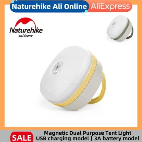 NatureHike LED Tent Light Ultralight Outdoor Camping Hiking Lantern Waterproof Soft Light Hanging Led Outdoor Lighting Tools