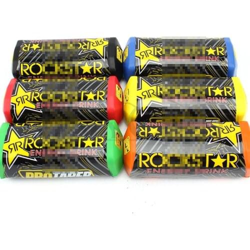 2.0 Square Motocross Handlebar Chest Protector Cross Bar Pad Fit 1-1/8 Handle Bar Motorcycle Dirt Bike Pit Bike