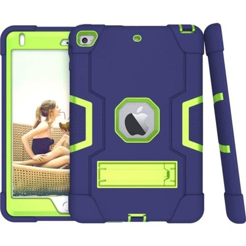 Silicone Shockproof Case For Cover For Apple iPad Mini 4 5 A1538 A2133 2019 Cover Kids Safe Armor Heavy Duty Rubber Case