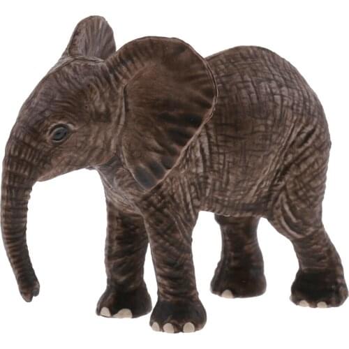 Simulation Wildlife Animal Model Figurine Educational Science & Nature Toy - Baby Elephant