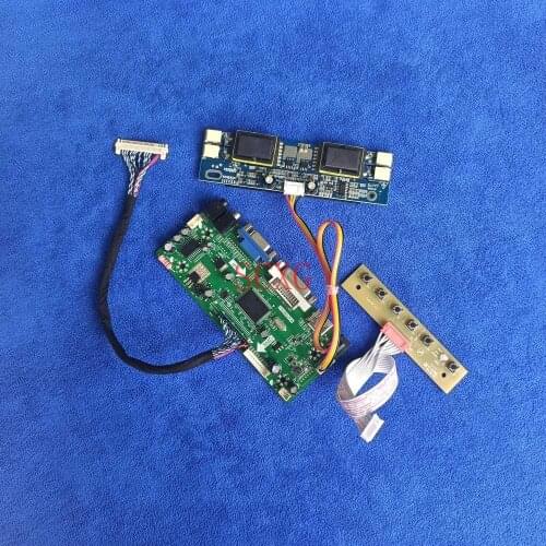 HDMI-compatible VGA DVI For SVA190WX01TB/2TB/SVA190WX1/TMS190WX1 4CCFL 30 Pin LVDS Controller Board DIY Kit LCD monitor 1440*900