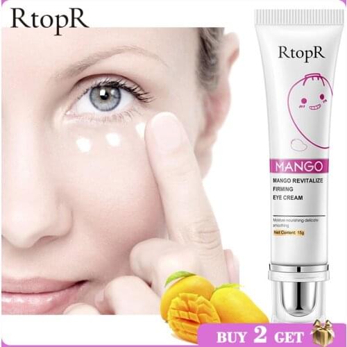 RtopR Mango Eye Cream Anti-Wrinkle Moisturizing Anti-Age Remove Dark Circles Eye Care Against Puffiness And Bags Hydrate Cream