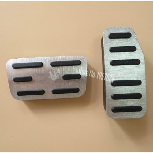 DEE Car Accessory For Honda Fit Fuel Brake Foot Rest Automatic pedals Plate Non slip Accelerator AT pedal Pads Styling Stickers