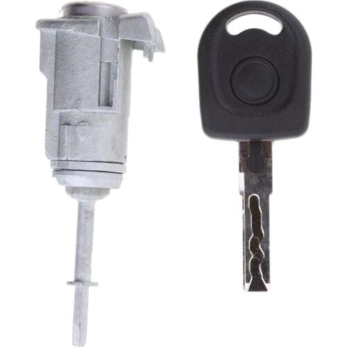 Car Auto Vehicle Right Hand Door Lock Cylinder & Key for VW Passat B5 96-05