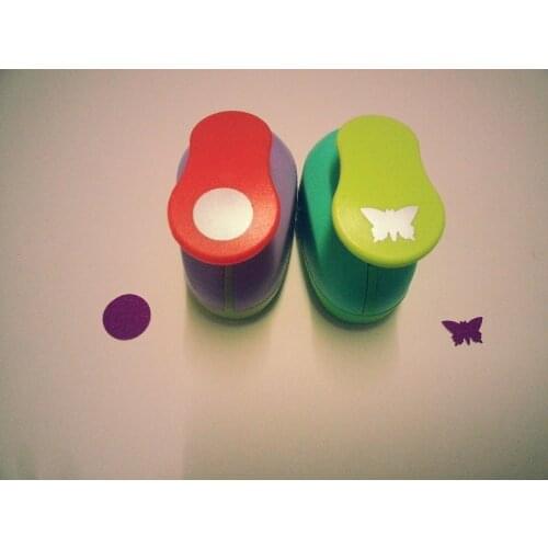 Free ship 1.5cm(5/8 inch) Circle and butterfly Shape hole punch set Puncher Crafts Scrapbooking DIY Paper Cutter eva Punches