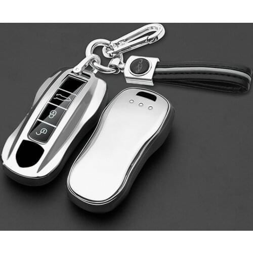 Car Key Case Cover Shell For Porsche Cayenne 958 911 Lepin 996 Macan Panamera 997 944 924 987 987 Gt3 Cayman 987 Accessories