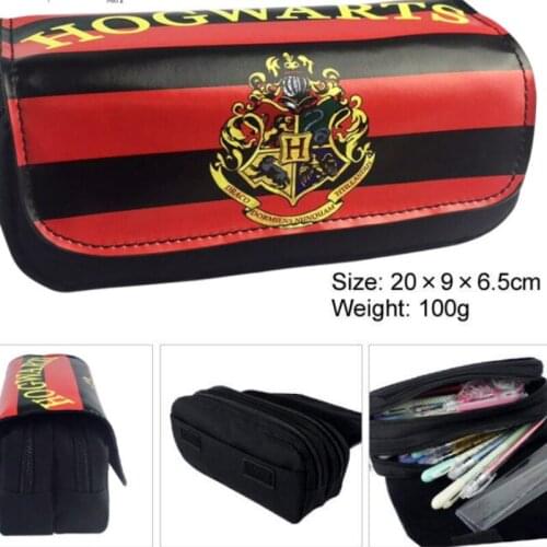 New Harried Student Pencil Bag Large-Capacity Canvas Bag High Quality Box 9 3/4 Pattern Potters Birthday Gift Study stationery