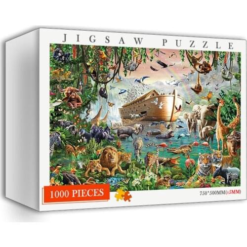Oil Painting Wooden 1000 Pieces Puzzles Toys 1000 Pieces Adults Jigsaw Puzzle Art Painting DIY Assembly 1000 Pieces Puzzles Toys