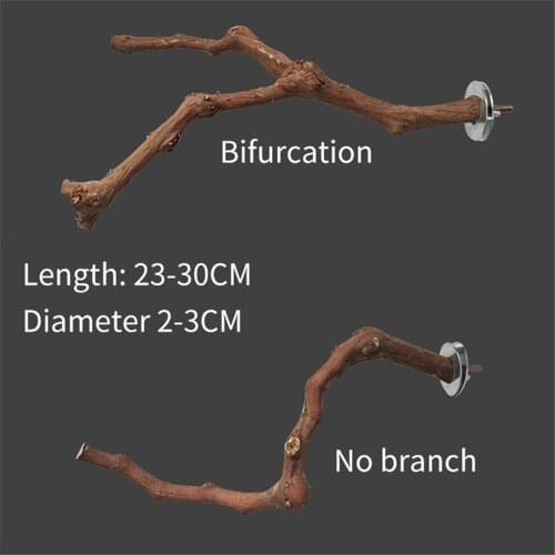2021 Bird Perch Pet Parrot Birds Standing Stick Birds Toys Natural Wooden Bird Cage Perch Bite Claw Playing Toy For Parrots