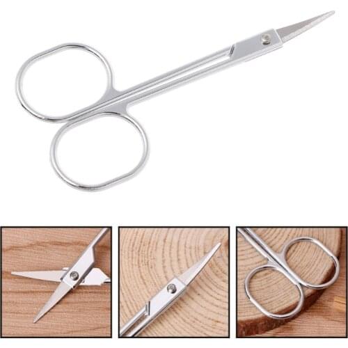 Stainless Steel Small Eyebrow Nose Hair Scissors Cut Manicure Facial Trimming Fashion Cosmetic Tool New Arrival