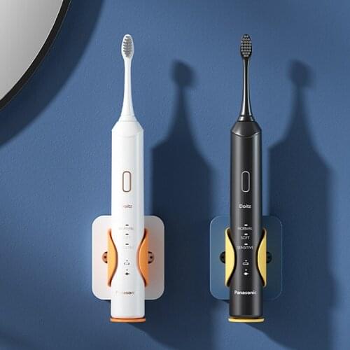 Wall Mounted Toothbrush Holder Adjustable Traceless Stand Rack Storage Organizer Bathroom Accessories For Electric Toothbrush