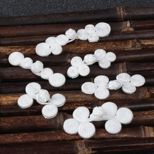 New Fashion Nylon Three Roulette Buckle DIY Tang Suit Cheongsam Hanfu Decoration Handmade Decorative Buttons