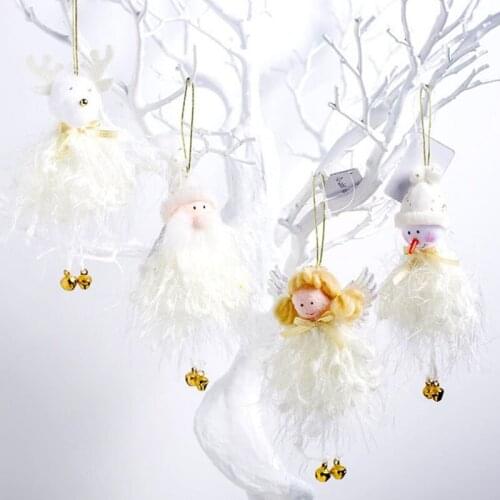 2020 New Year Latest Christmas Angel Dolls Cute Xmas Tree Ornament Noel Deco Christmas Decoration for Home 2019 Kid Gift