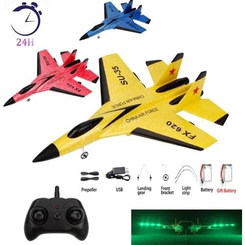 SU-35 Glider RC Plane Wingspan RC Remote Radio Control Drones Airplanes RTF UAV Xmas Children Gift Assembled Flying Model Toys
