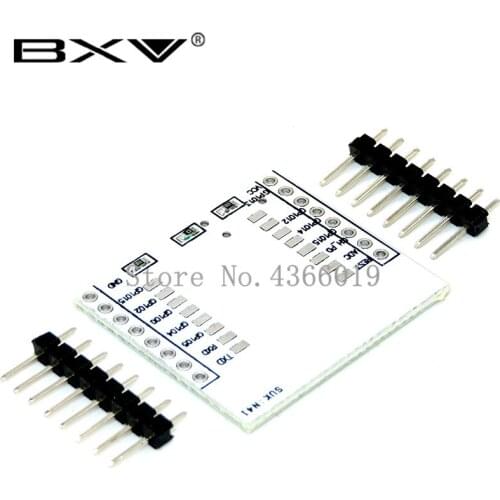 10pcs/lot ESP8266 Serial WIFI Module Adapter Plate Applies to ESP-07, ESP-08, ESP-12E
