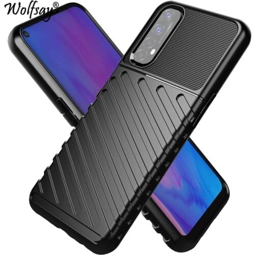 Rugged Fiber Shield Cover For Oppo Realme Narzo 20 Pro Case Anti-knock Full Cover Back Case For Oppo Realme Narzo 20 Pro Case