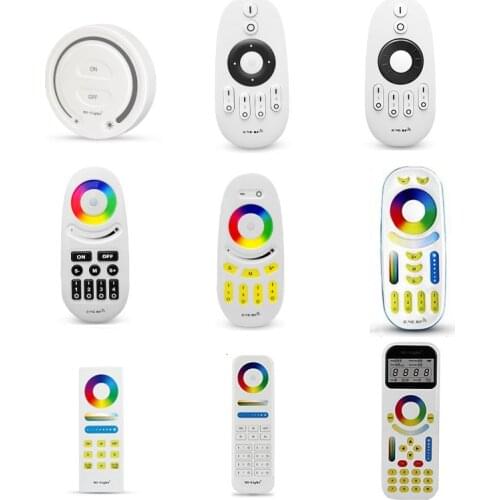 Miboxer 2.4G RF 4 Zone/8 Zone RF Smart Touch Dimming Remote Controller For Full Color / RGBW / RGB / Dual White / CCT LED Strip