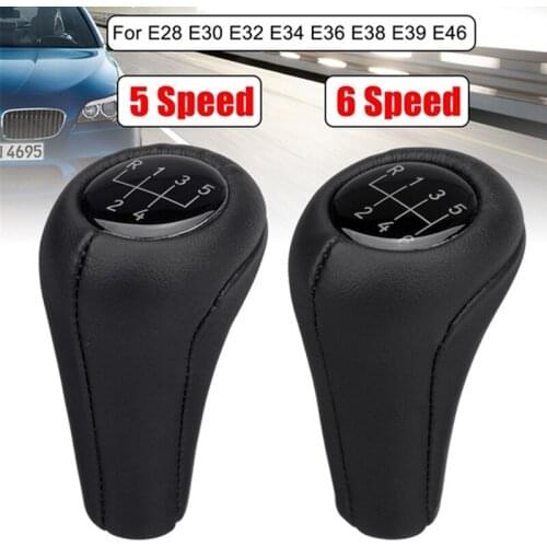 5/6 Speed Car Gear Shift Knob Handball Microfiber Leather Shifter Head Gear Stick For BMW E28 E30 E32 E34 E36 E38 E39 E46 X1 X3