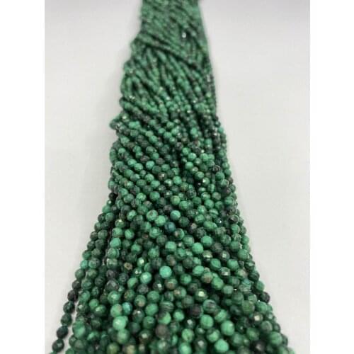 5AAAAANatural malachite surface spherical 2MM/3MM/4MM