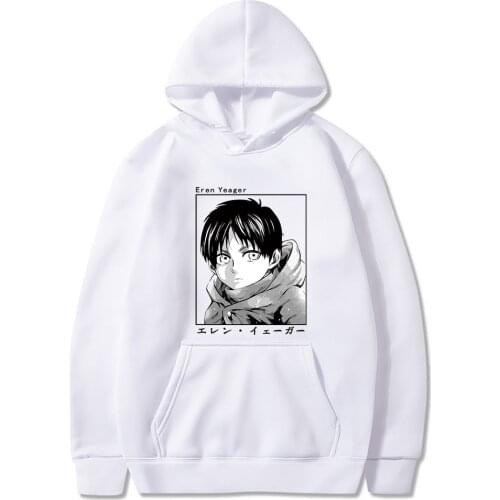 Funny Japanese Anime Attack on Titan Hoodies Men/women Causal Sweatshirt Personality Hip Hop Streetwear Top Unisex