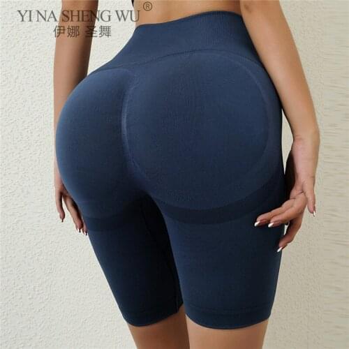 Women Yoga Shorts Fitness Push Up Trainning Running Qucik Dry Sportwear Shorts Casual Sport Gym Cycling Shorts Female Sportswear