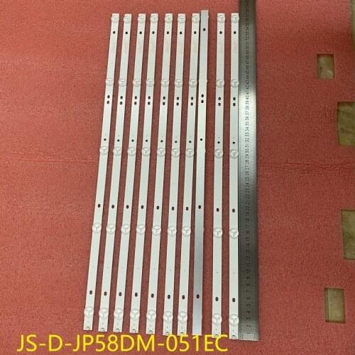 10pcs/set LED bar 5LED for polaroid 58 tvled584k01 JS-D-JP58DM-051EC(81225) E58DM100 3030-5S1P