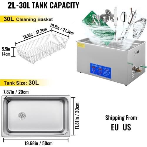 2L 3L 6L 10L 15L 22L 30L Ultrasonic Cleaner Lave-Dishes Portable Washing Machine Diswasher Ultrasound Home Appliances