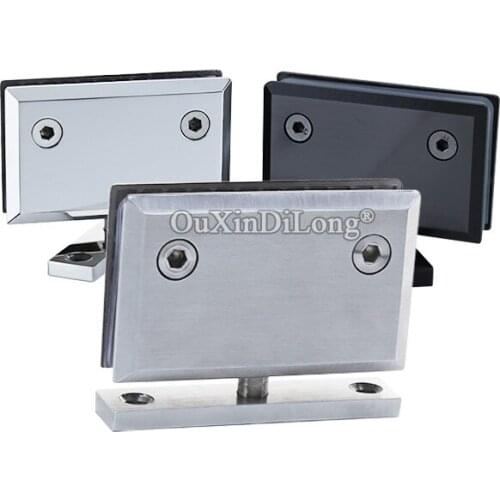 2PCS 3 Color Choose 360Degree Rotate Stainless Steel Bathroom Glass Clamp/Clip/Hinge for Frameless Door,Automatic Closing GF223