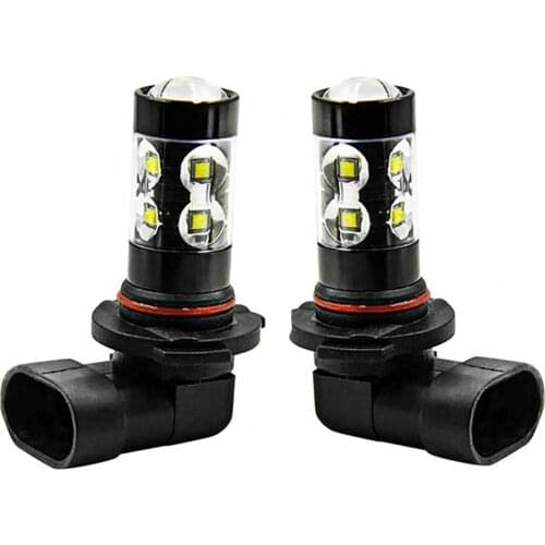 2pcs 9145 Led Fog Light Driving Bulb 12/24v Fog Lamp Headlamp 105w White 6000k Car Headlight Car Replacement Accessories