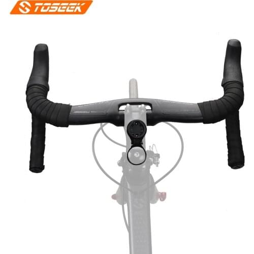 2020 NEW TOSEEK T800 Carbon Fiber Bike Road Handlebar Bicycle Handle bar Ultra light Integrated Bent Bar TR-1000 UD Matte 31.8mm