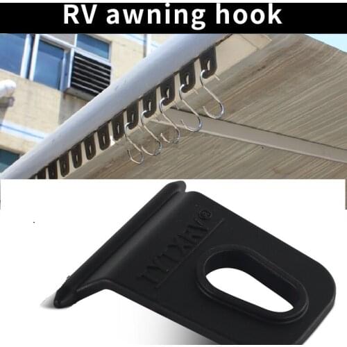 5 pcs/box Clothes Hook, Used for Outdoor Clothes Hanging Hook, Awning Clothes, Shoes and Hats Hook For RV Camper